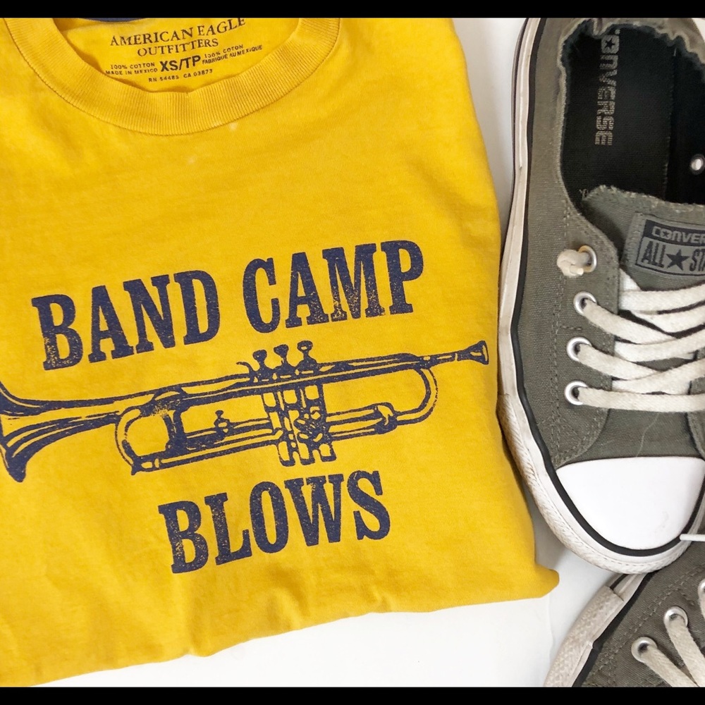 American Eagle Outfitters graphic tee Band Camp Blows